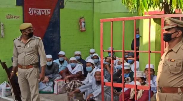 उत्तर प्रदेश में तबलीगी जमात के लोगों पर कार्रवाई,17 विदेशी जमातियों को जेल भेजा गया