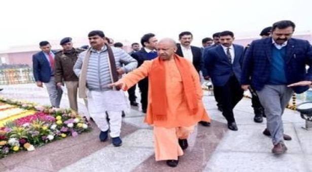 राष्ट्र प्रेरणा स्थल लोकार्पण कार्यक्रम की मुख्यमंत्री ने की समीक्षा