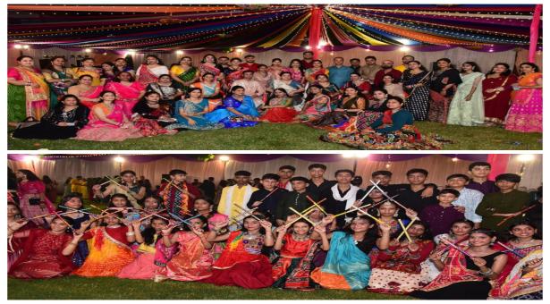 संगीत और नृत्य से सजा सेंट मैरीज़ इंटर कॉलेज वास्तु खंड लखनऊ,  डांडिया नाइट्स में दिखा खास उत्साह